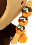 A BATHING APE BABY MILO STORE BABY MILO PLUSH DOLL CROSS BAG TAKOYAKI