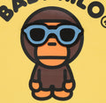 A BATHING APE BAPE KIDS BABY MILO SUNGLASS PATCH TEE