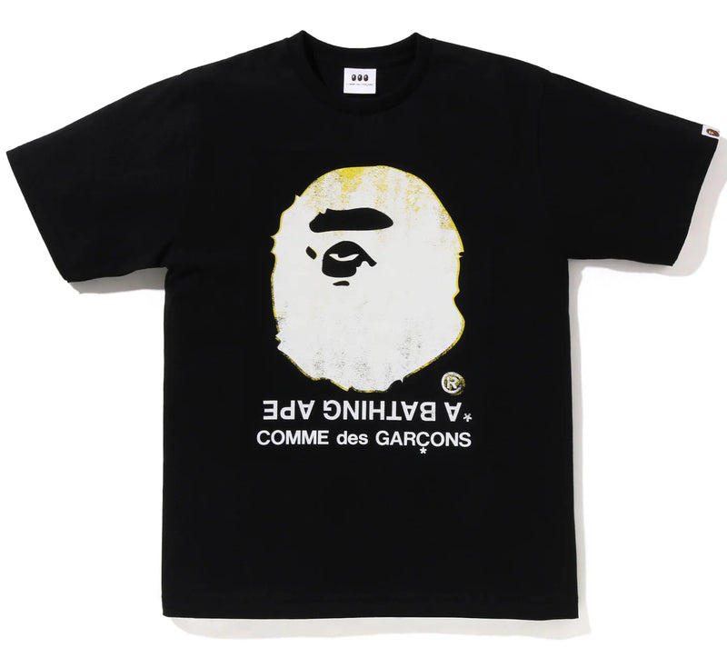 A BATHING APE BAPE x COMME des GARCONS CDG OSAKA Limited BIG APE HEAD TEE