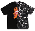 A BATHING APE CITY CAMO TIGER SHARK RELAXED FIT TEE