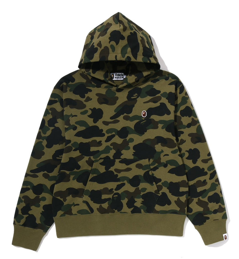 A BATHING APE Ladies' 1ST CAMO ONE POINT PULLOVER HOODIE