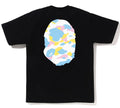 A BATHING APE NEW MULTI CAMO BIG APE HEAD TEE