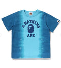 A BATHING APE BAPE KIDS GRADATION COLLEGE TEE - happyjagabee store