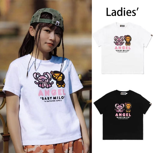 A BATHING APE BAPE x DISNEY ANGEL AND BABY MILO MINI TEE