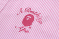 A BATHING APE Ladies' COLLEGE STRIPE SHIRT