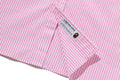 A BATHING APE Ladies' COLLEGE STRIPE SHIRT