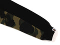 A BATHING APE BAPE KIDS 1ST CAMO PANEL APE HEAD ONE POINT CREWNECK