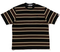 A BATHING APE ONE POINT STRIP RELAXED FIT TEE