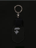 A BATHING APE APE HEAD LED KEYCHAIN