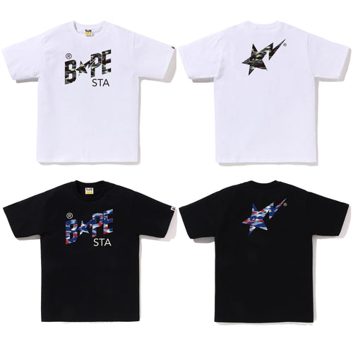 A BATHING APE SCREEN CAMO BAPE STA TEE