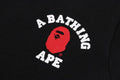 A BATHING APE Ladies' COLLEGE CROPPED TEE - happyjagabee store