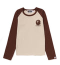 A BATHING APE Ladies' BY BATHING APE RAGLAN L/S TEE