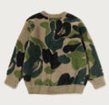 A BATHING APE BAPE KIDS ABC CAMO CARDIGAN