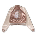 A BATHING APE Ladies' MULTI LOGO CROPPED SOUVENIR JACKET