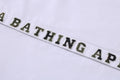 A BATHING APE 1ST CAMO APPLIQUE OXFORD L/S SHIRT