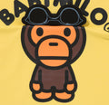 A BATHING APE BAPE KIDS BABY MILO SUNGLASS PATCH TEE