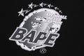 A BATHING APE METAL APE HEAD RELAXED FIT TEE