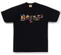 A BATHING APE HYBRID CAMO MIXED BAPE LOGO TEE