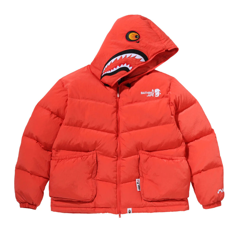 A BATHING APE BAPE BY KAZUKI KURAISHI RIP STOP SHARK DOWN JACKET