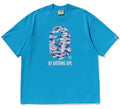 A BATHING APE PALM TREE CAMO BY BATHING APE RELAXED FIT TEE
