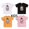 A BATHING APE BAPE KIDS ALL BABY MILO MULTI MILO ON BIG APE TEE