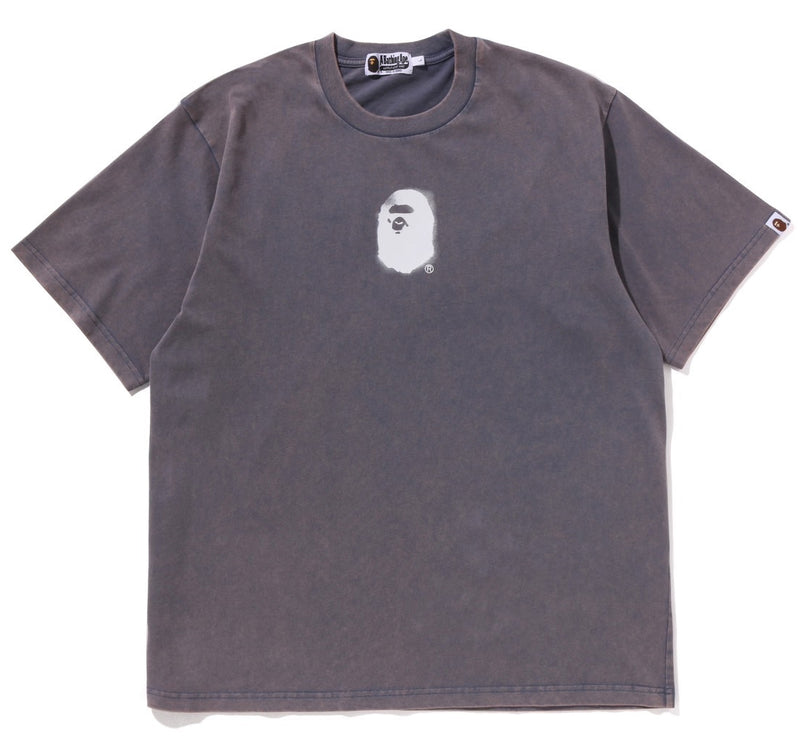A BATHING APE PIGMENT PRINT APE HEAD RELAXED FIT TEE