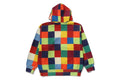 A BATHING APE MULTI COLOR PATCHWORK PULLOVER HOODIE