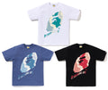 A BATHING APE TIE DYE TWIST BY BATHING APE TEE
