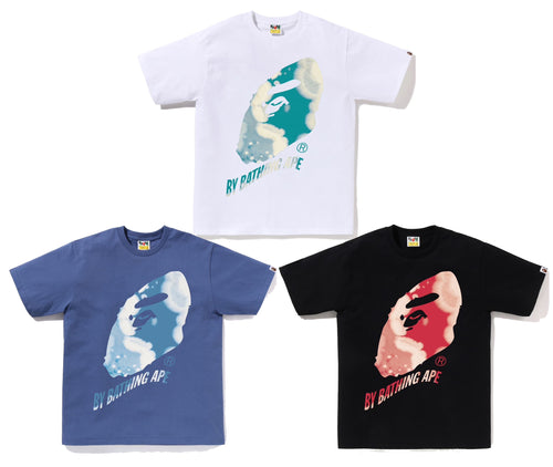 A BATHING APE TIE DYE TWIST BY BATHING APE TEE