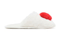 A BATHING APE APEE HEART FURRY SLIPPER