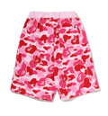 A BATHING APE Ladies' ABC CAMO BAPE STA LOGO SWEAT SHORTS