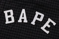 A BATHING APE Ladies' BAPE APPLIQUE CHECK SHIRT