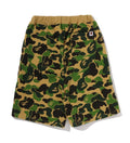 A BATHING APE Ladies' ABC CAMO BAPE STA LOGO SWEAT SHORTS