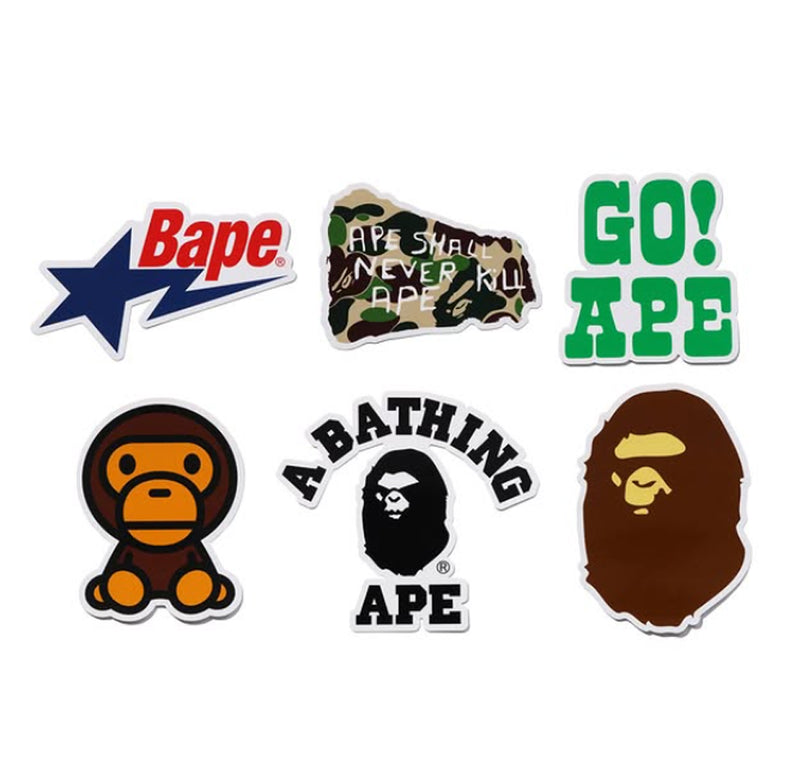 A BATHING APE BAPE STICKER SET