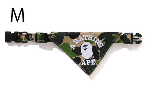 A BATHING APE ABC CAMO DOG BANDANA ( M )
