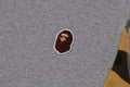 A BATHING APE BAPE KIDS 1ST CAMO PANEL APE HEAD ONE POINT CREWNECK
