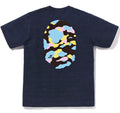 A BATHING APE NEW MULTI CAMO BIG APE HEAD TEE