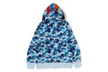 A BATHING APE ABC CAMO 2ND APE FULL ZIP HOODIE
