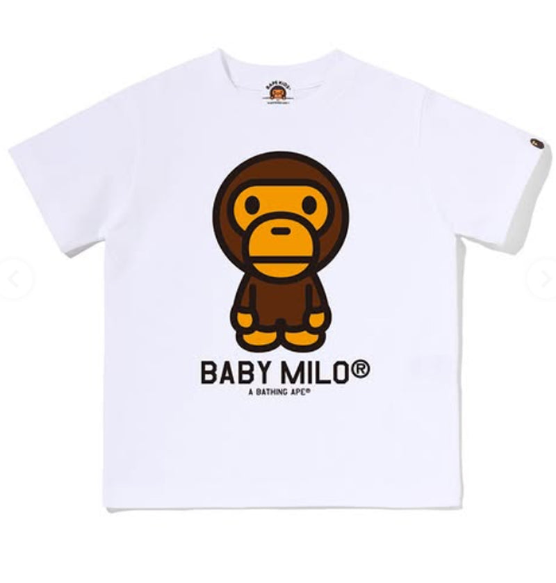 A BATHING APE BAPE KIDS BABY MILO TEE