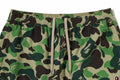 A BATHING APE ABC CAMO APE HEAD ONE POINT BEACH SHORTS
