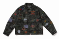 A BATHING APE HYBRID CAMO MULTI BADGE JACKET