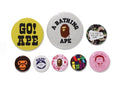 A BATHING APE Ladies' MULTI LOGO BADGE SET