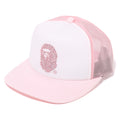 A BATHING APE Ladies' CRYSTAL STONE APE HEAD MESH CAP