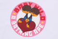 A BATHING APE HEART BABY MILO TEE - happyjagabee store
