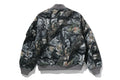 A BATHING APE TREE EDGE CAMO BOMBER JACKET