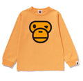 A BATHING APE BAPE KIDS WINKING MILO FACE LS TEE - happyjagabee store