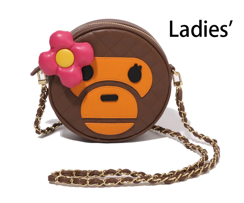 A BATHING APE Ladies' BABY LISA QUILTING SHOULDER BAG