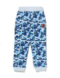 A BATHING APE BAPE KIDS ABC CAMO APE & MILO ONE POINT SWEAT PANTS