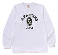 A BATHING APE CITY CAMO COLLEGE L/S TEE