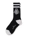 A BATHING APE APE HEAD LINE SOCKS